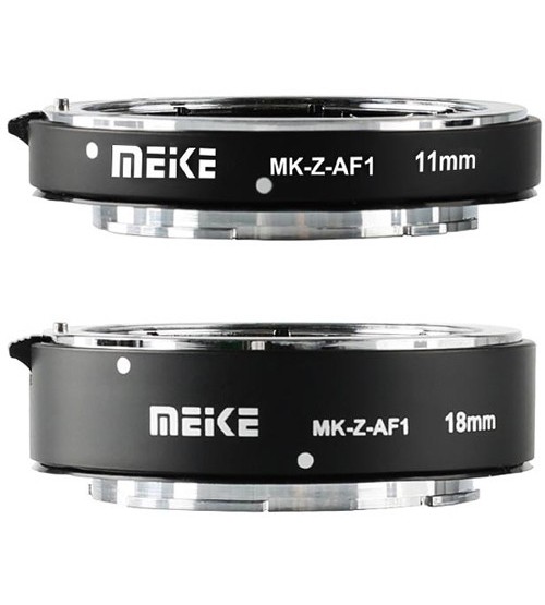 Meike MK-Z-AF1 11mm and 18mm Extension Tubes for Nikon Z